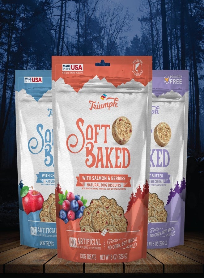 Triumph Soft Baked Natural Dog Biscuits with Salmon & Berries, 8oz. - Image 4